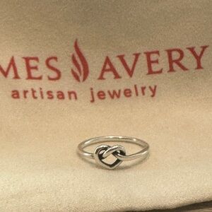 James Avery Silver Eternity Love Knot Ring